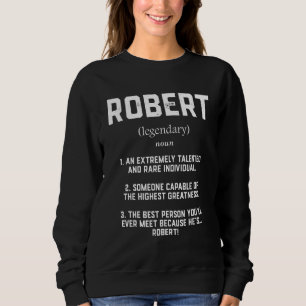 Moletom Robert Definition Talent Excelente Bob Cosplay Rob