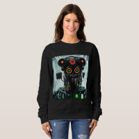 Robô 5 mulheres camisola preta