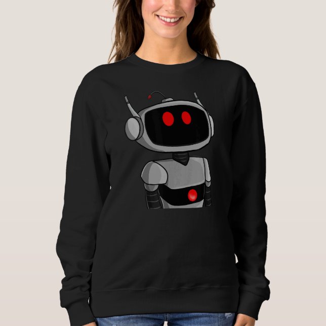 Moletom Robô Louco Nft Trabalho de arte Digital Robotics A (Frente)