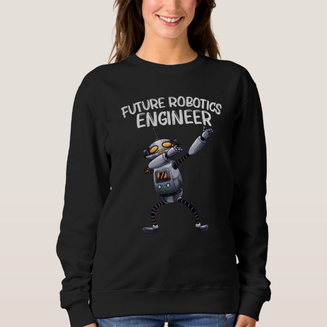 Moletom Robô Para Mulher Robótica Tecnologia Ro (Frente)