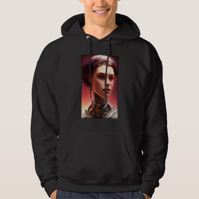 Moletom Robot Future Technology Science Mulher Retro Vinta (Frente)