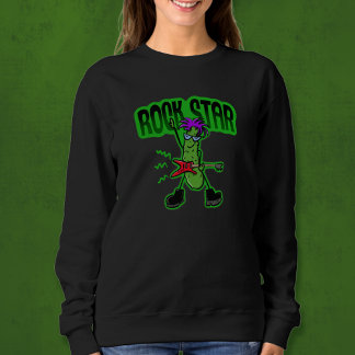 Moletom Rock Star Pickle - Cartoon Engraçado