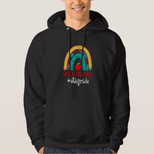 Moletom Rock The Test 8th Grade Teacher Day Rainbow Test D