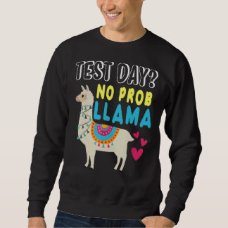 Moletom Rock The Test Day Llama Teacher Testing (Testes De