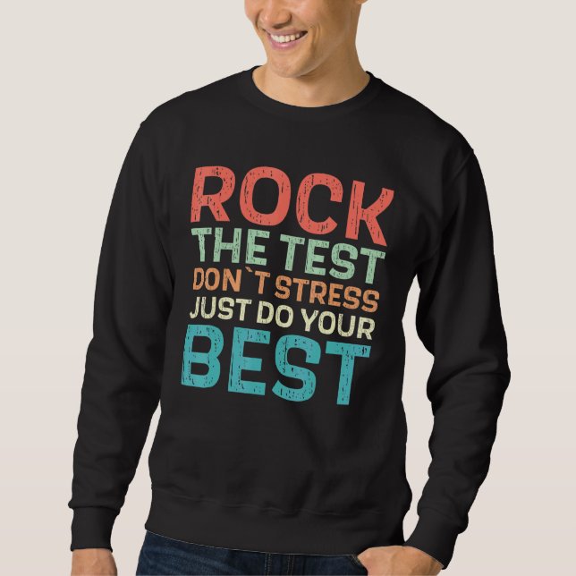 Moletom Rock The Test - Professor (Frente)