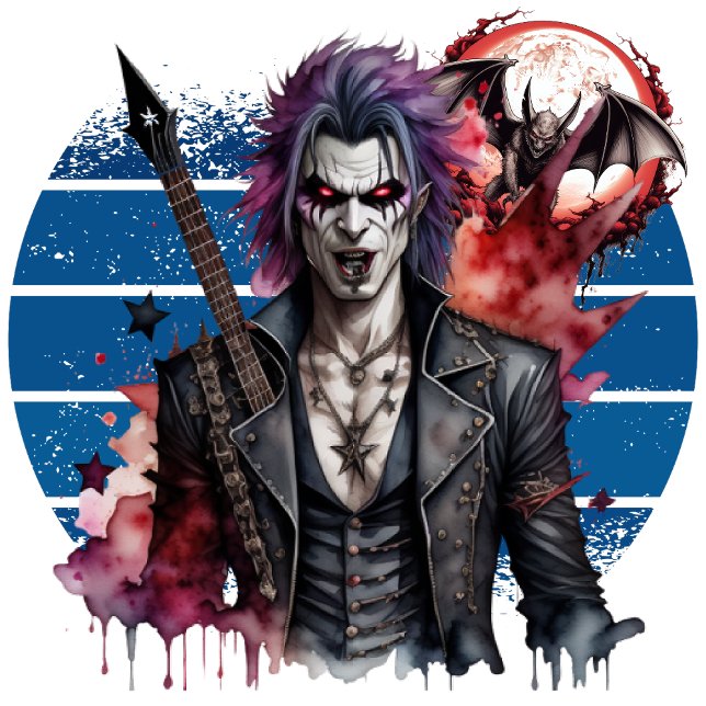 Moletom Rocker Vampiro (Beyond the Sunset: Where Immortality Reigns.)