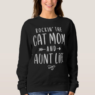 Moletom Rockin, Mãe E Gatinho Da Tia Life