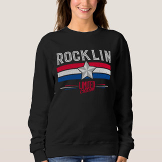Moletom Rocklin Retro Antigo Mulheres Homens Crianças