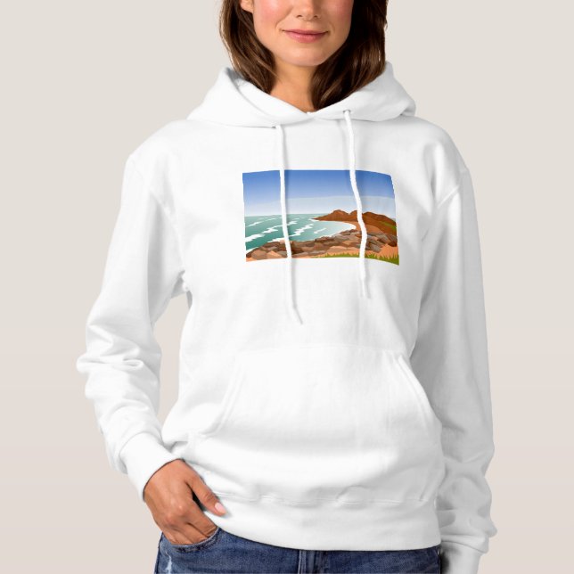 Moletom Rocky Coast Womens Hoodie (Frente)