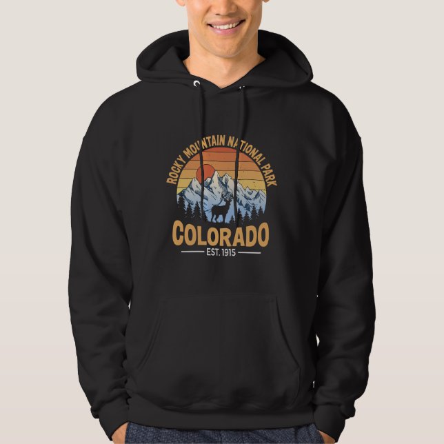 Moletom Rocky Mountain National Park Hoodie Colorado (Frente)