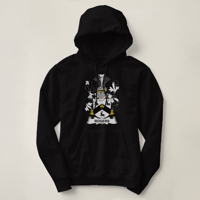 Moletom Rogers Coat of Arms  Family Crest   (Frente do Design)
