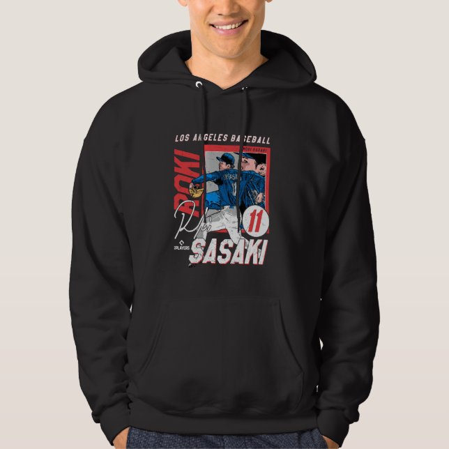 Moletom Roki Sasaki  Los Angeles D MLB Baseball Players ML (Frente)