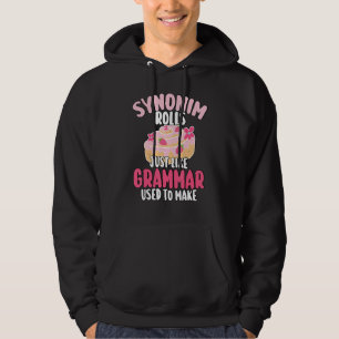 Moletom Rolagens de Sinônimos Assim Como a Gramática Costu