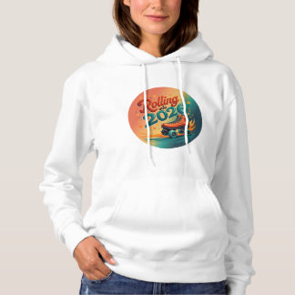Moletom Rolling Into 2026 Retro Skate Hoodie
