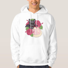 Moletom Rolo Suíço de Morcego Nerd e Rosa