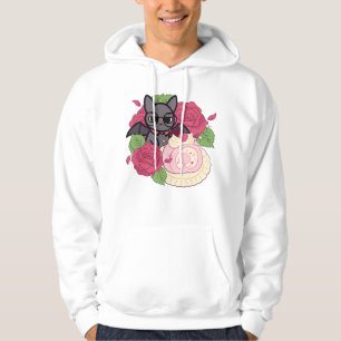 Moletom Rolo Suíço de Morcego Nerd e Rosa