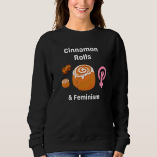 Moletom Rolos De Canela E Feminismo Escolha Livre Direitos