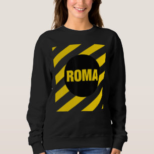 Moletom Roma Itália Praça Estilo Abstrato Ilustração