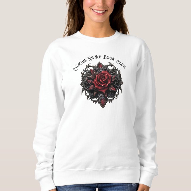 Moletom Romance Sombrio, Clube do Livro Personalizado (Frente)