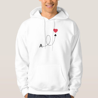Moletom Romantic First Letter Love Design