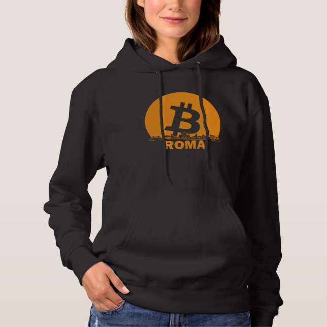Moletom Rome Bitcoin Maximalist Bitcoin Rome Skyline (Frente)