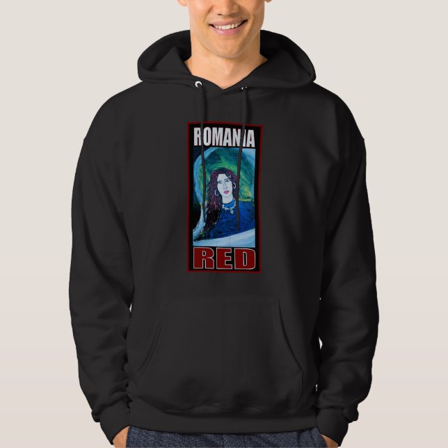 MOLETOM ROMÊNIA VERMELHO (Frente)
