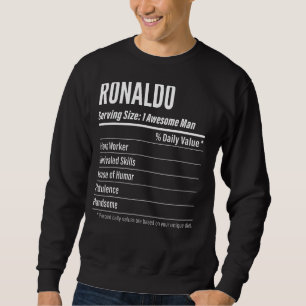 Moletom Ronaldo Gift, Fatos Nutricionais Com Tamanho, Calo