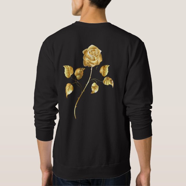 Moletom Rosa dourada ( rosa de ouro ) (Verso)