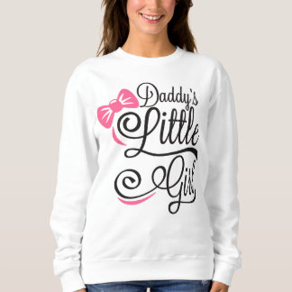Moletom Rosa Laço Script Menina do Papai