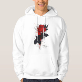 Moletom Rosa Vermelha Grunge
