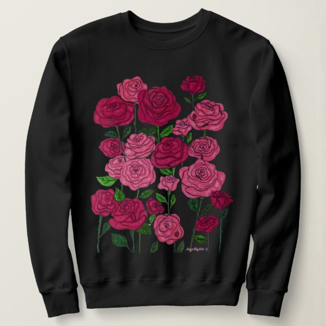Moletom Rosas Empoderadoras (Frente do Design)