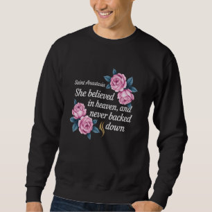 Moletom Rosas Rosa Estilo Coquete St Anastasia Inspiradora