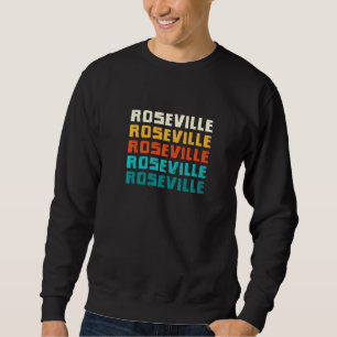 Moletom Roseville California Vintage Ca - Coleção A
