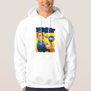 Moletom Rosie o Hoodie de Kettlebell do rebitador