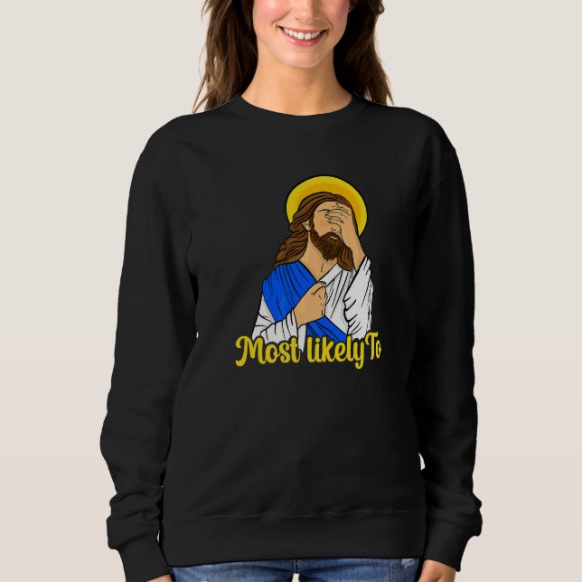 Moletom Rosto de Jesus Facepalm Mais Provável (Frente)
