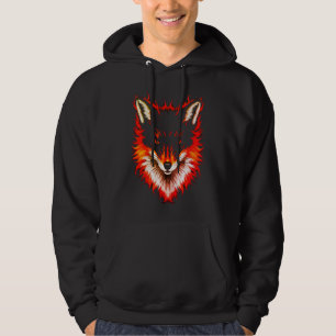 Moletom Rosto de Raposa Flamejante