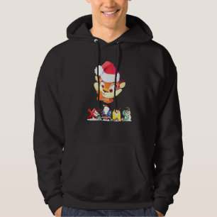 Moletom Rosto de Tigre de Natal Árvore Neve Pijama Xmas 20