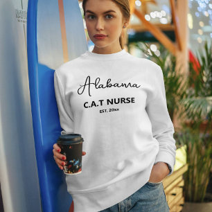 Moletom Roteiro Personalizado para Amante de Gatos Nome da