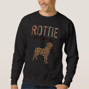 Moletom Rottie Mama Com Impressão Leopardo Para Cão Rottwe