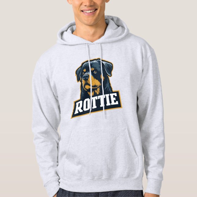 Moletom Rottie – Starkes Rottweiler Portrait (Frente)