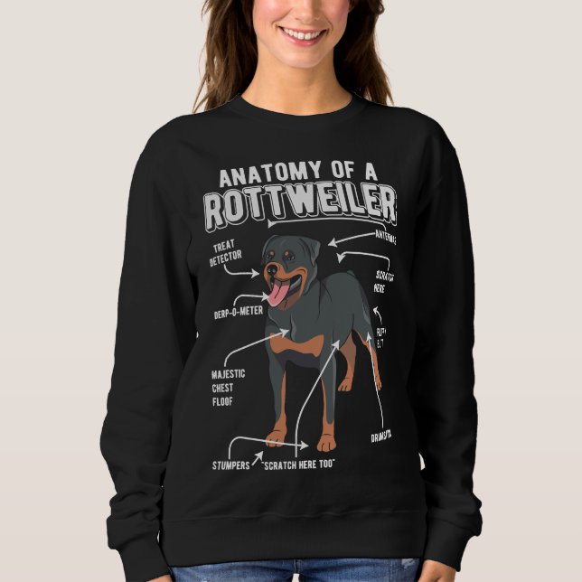 Moletom Rottweiler Anatomia Cão (Frente)
