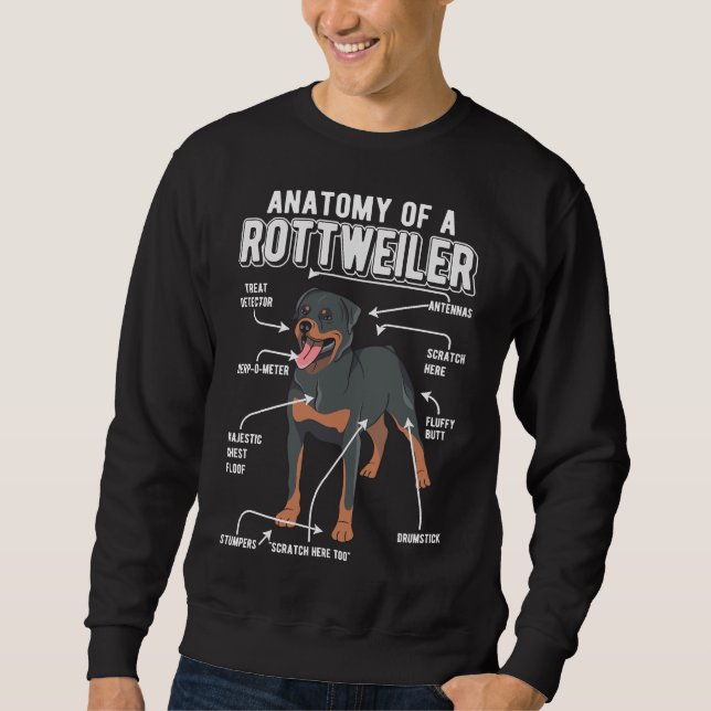Moletom Rottweiler Anatomia Cão (Frente)