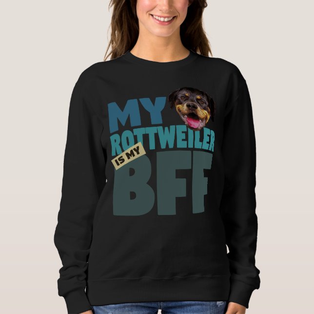 Moletom Rottweiler Bff Dog Melhor Amigo (Frente)