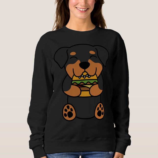 Moletom Rottweiler Burger Lover (Frente)