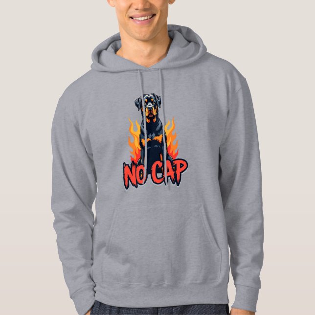 Moletom Rottweiler No Cap Streetwear Hoodie (Frente)