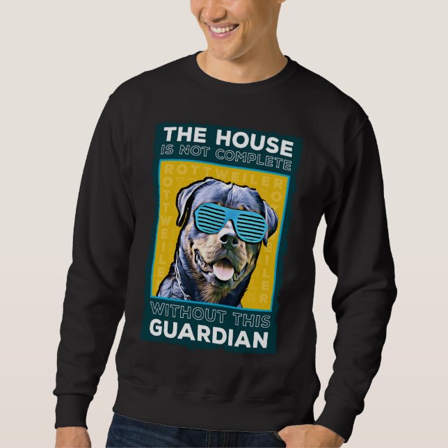 Moletom Rottweiler O Guardião Da Casa (Frente)