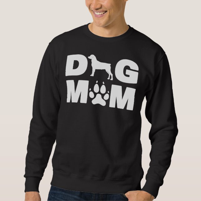 Moletom Rottweiler Para Cachorro Mãe Dia (Frente)