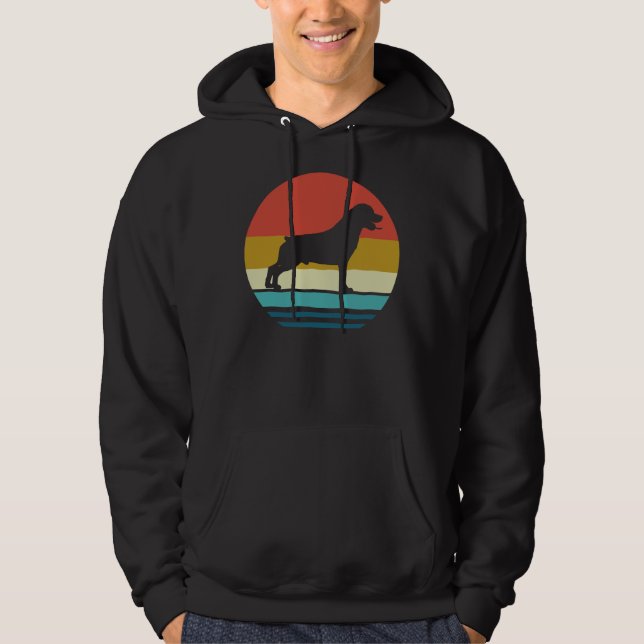Moletom Rottweiler Vintage Retro Rottweiler Ro (Frente)