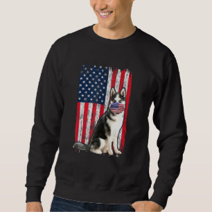Moletom Rouco Americano Flag Dog Veste Face Máscara 4 De J