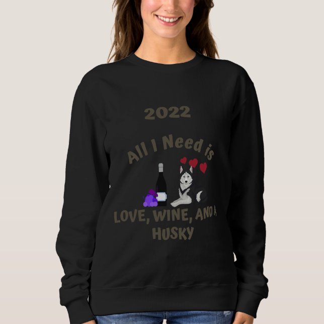 Moletom rouco de Vinho de Amor 2022 (Frente)
